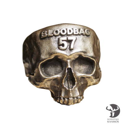 Schedelring, met eigen tekst, logo of afbeelding.